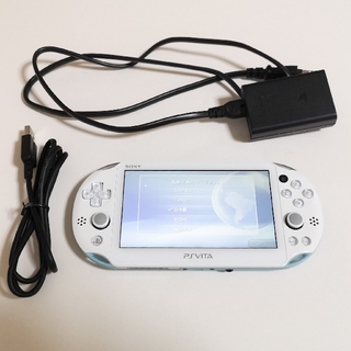 プレイステーションヴィータ(PlayStation Vita)のPS VITA / pch-2000 / ホワイトブルー(携帯用ゲーム機本体)