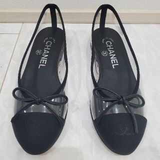 シャネル(CHANEL)のCHANELバレージュース34ハーフ(バレエシューズ)