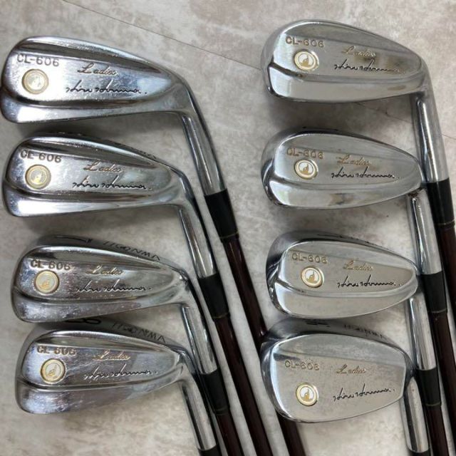 HONMA CL-606 白モグラ アイアンセット レディース
