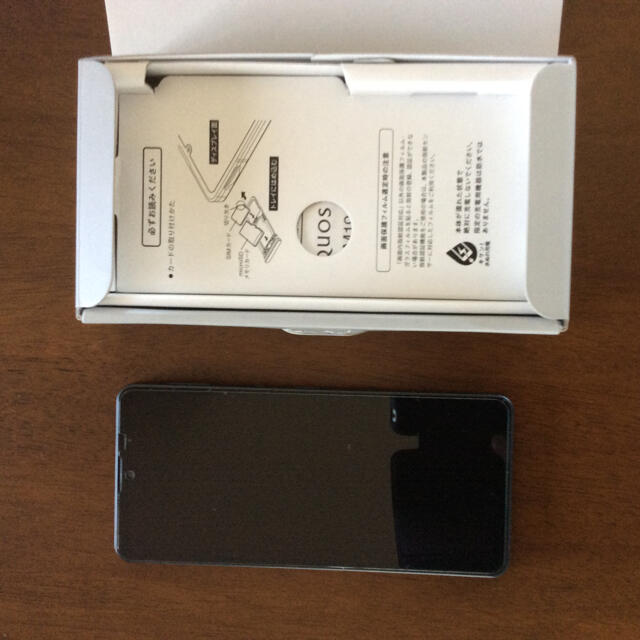 SHARP(シャープ)のSHARP AQUOS Sense6 スマートフォン 64GB ブラック SH- スマホ/家電/カメラのスマートフォン/携帯電話(スマートフォン本体)の商品写真
