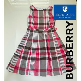 バーバリーブルーレーベル(BURBERRY BLUE LABEL)のBURBERRY バーバリーブルーレーベル クレストブリッジ  ワンピース(ひざ丈ワンピース)