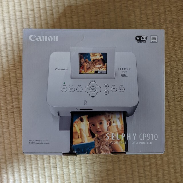 Canon(キヤノン)の【専用】Canon コンパクトフォトプリンター CP910(WH) スマホ/家電/カメラのPC/タブレット(PC周辺機器)の商品写真