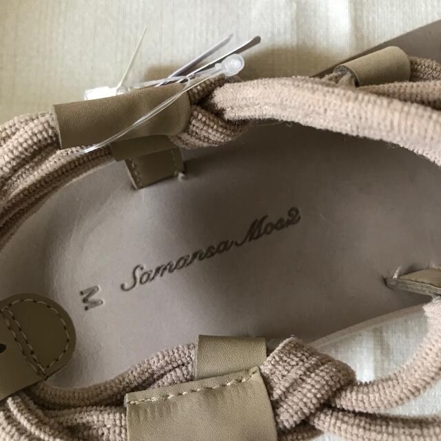 SM2(サマンサモスモス)の未使用タグ付　sm2 ナローストラップサンダル レディースの靴/シューズ(サンダル)の商品写真
