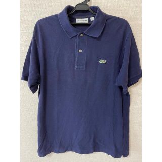 ラコステ(LACOSTE)のLACOSTEラコステ 半袖  ロゴ ポロシャツ ネイビー (ポロシャツ)