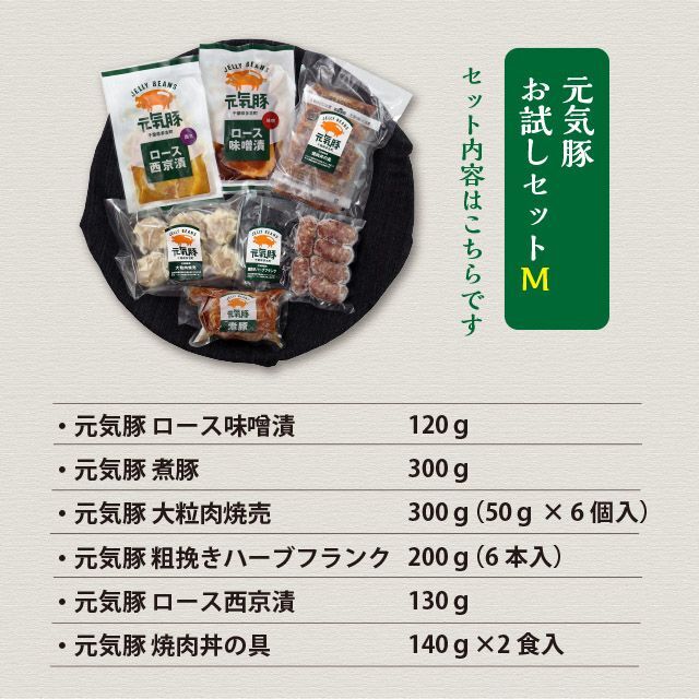 【本州限定】人気商品6種のお買い得な「お試しセット　M」 食品/飲料/酒の食品(肉)の商品写真