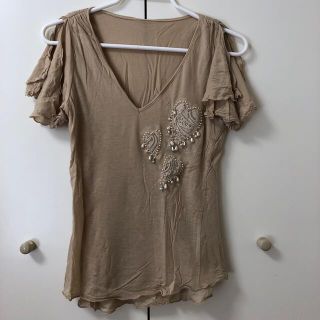 ビバユー(VIVAYOU)のＶネックお洒落Tシャツ  S〜Mくらい(Tシャツ(半袖/袖なし))