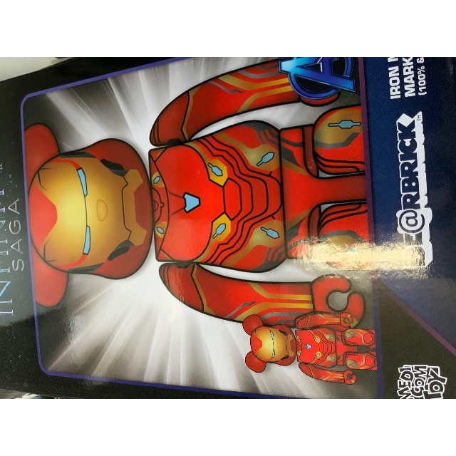 BE@RBRICK IRON MAN MARK 50 100％&400％ 2体