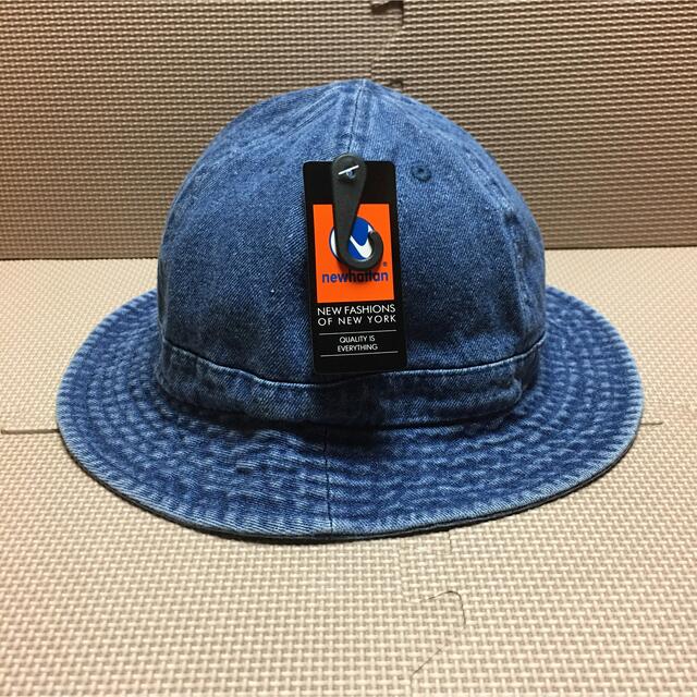 新品 ニューハッタン メトロハットのダークブルーデニム L/XL
