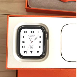 アップルウォッチ(Apple Watch)のHERMES Apple Watch series6 44MM(腕時計(デジタル))