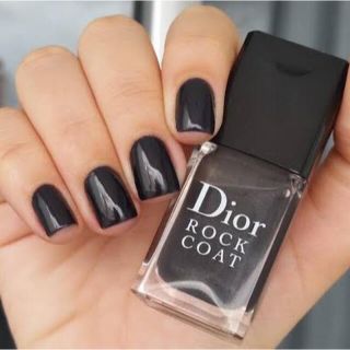 ディオール(Dior)のDior スモーキーブラック トップコート ロックコート(マニキュア)