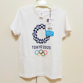 【新品タグ付き】東京2020 オリンピックTシャ130センチ　Ｂ(Tシャツ/カットソー)