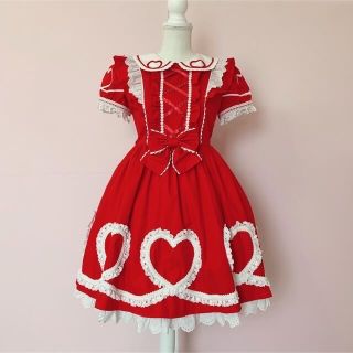 アンジェリックプリティー(Angelic Pretty)のAngelicPretty ハートフルワンピース(ひざ丈ワンピース)