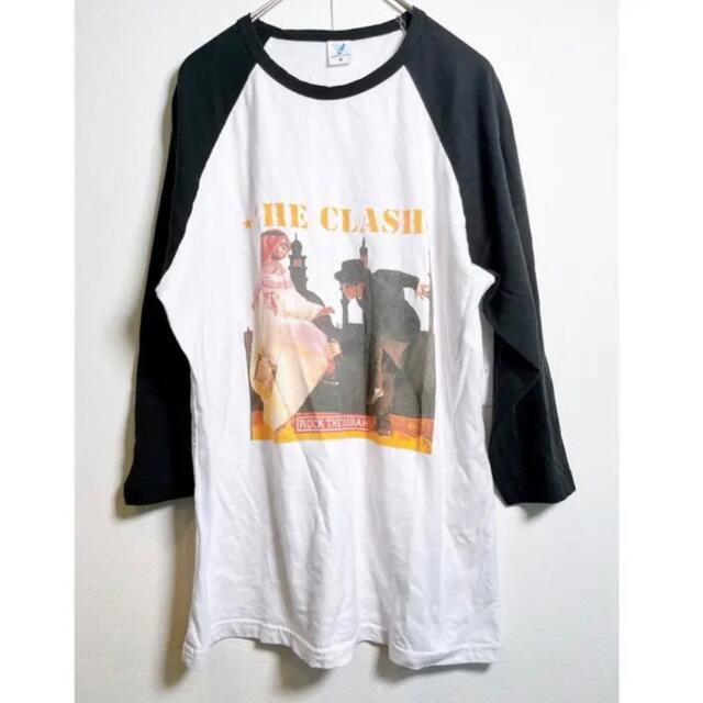 ビンテージ THE CLASH ザ・クラッシュ バンド ロック ラグランTシャツ