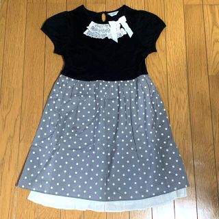 ポンポネット(pom ponette)の美品🤍ポンポネット140🤍半袖ワンピース(ワンピース)