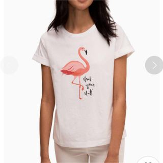 ケイトスペードニューヨーク(kate spade new york)の新品未使用　ケイトスペード   kate spade フラミンゴtシャツ(Tシャツ(半袖/袖なし))