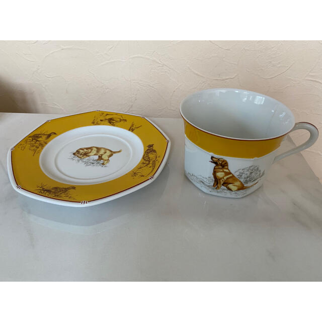 HERMES - HERMES エルメス カップ&ソーサー 犬 難ありの通販 by HERMES - HERMES エルメス カップ&ソーサー 犬 難ありの通販 by