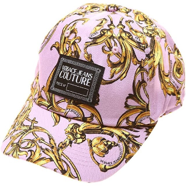 【新品未使用】 VERSACE JEANS COUTURE 帽子 ピンク