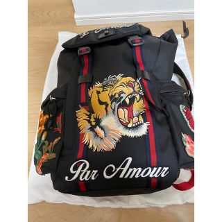 レディース正規品!GUCCI グッチ 虎 ナップサック リュック トート