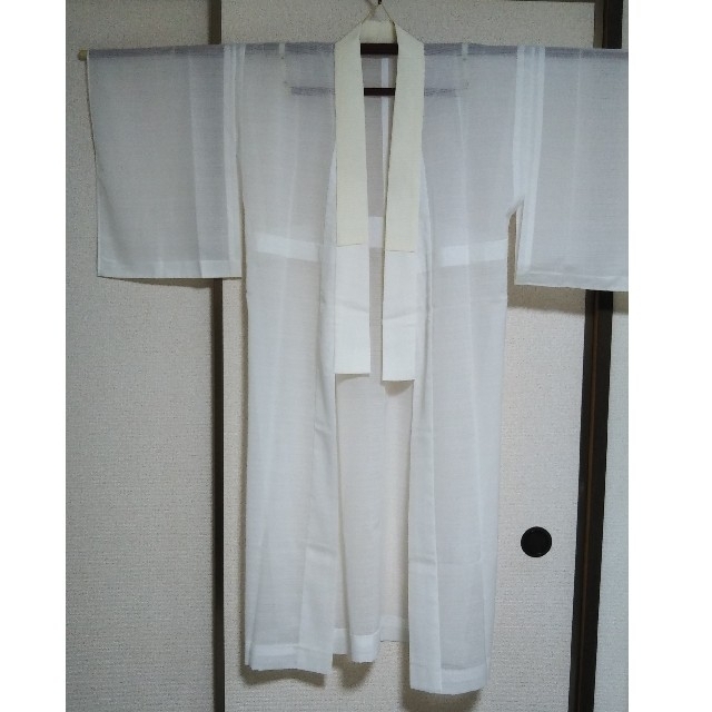 絽　長襦袢　白 レディースの水着/浴衣(着物)の商品写真