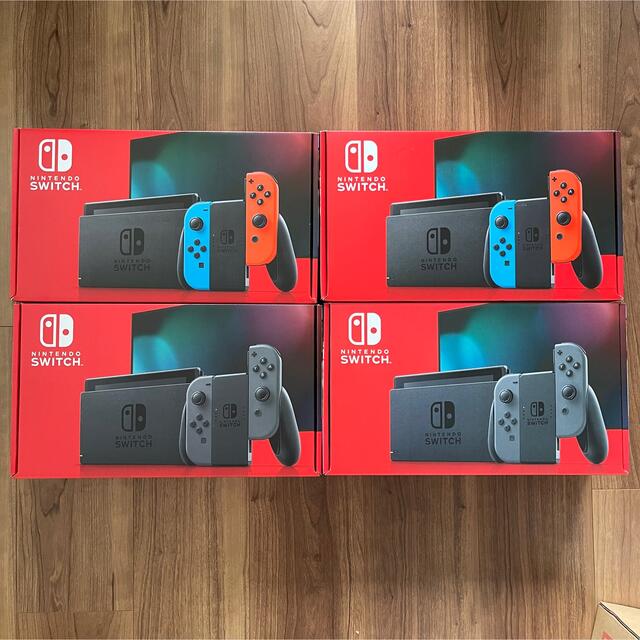 定番安い Nintendo Switch - 4個 Nintendo Switchカラー 新品未使用の ...