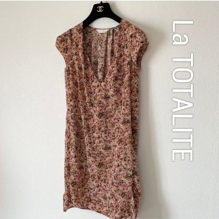 La TOTALITE - La TOTALITE ラトータリテ花柄チュニック ワンピース