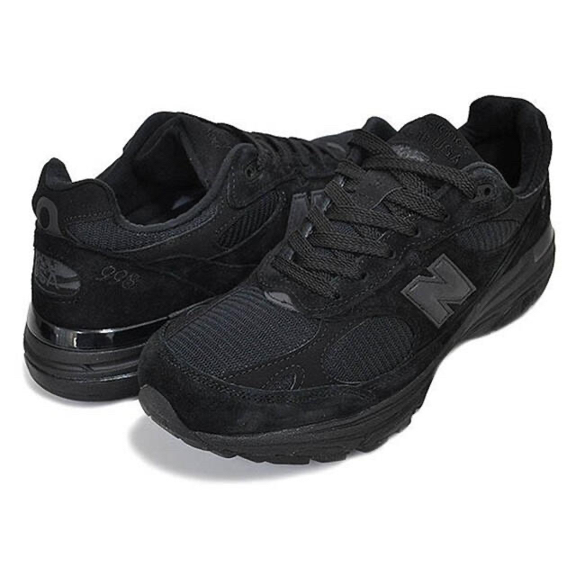 New Balance 993 Triple Black USA製