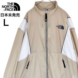 ザノースフェイス(THE NORTH FACE)の【新品未使用】大人気ザノースフェイス★メンズナイロンジャケット ライトベージュL(ナイロンジャケット)