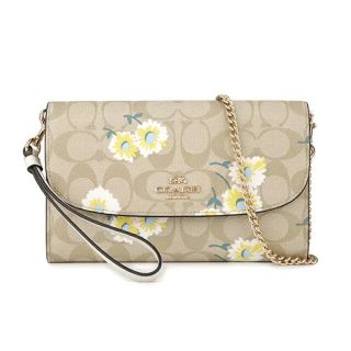 コーチ(COACH) デイジーの通販 300点以上 | コーチを買うならラクマ 【メーカー直送】 フラワープリント デイジー ショルダーバッグ コーチ シグネチャー レザー 総柄 ショルダーバッグ