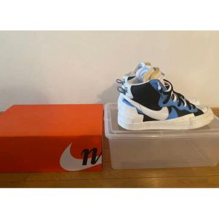 サカイ(sacai)の初期　NIKE sacai ナイキ　サカイ　ブレーザー　青　blazer mid(スニーカー)