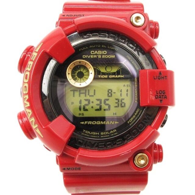 カシオジーショック フロッグマン 30周年記念 ライジングレッド 腕時計 赤