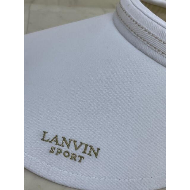 LANVIN(ランバン)のLANVlN  SPORTランバン  スポーツ　サンバイザー   スポーツ/アウトドアのゴルフ(その他)の商品写真