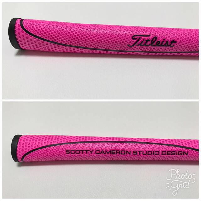 Scotty Cameron(スコッティキャメロン)のスコッティ キャメロン マタドール ピンク MID-LARGE パターグリップ スポーツ/アウトドアのゴルフ(クラブ)の商品写真