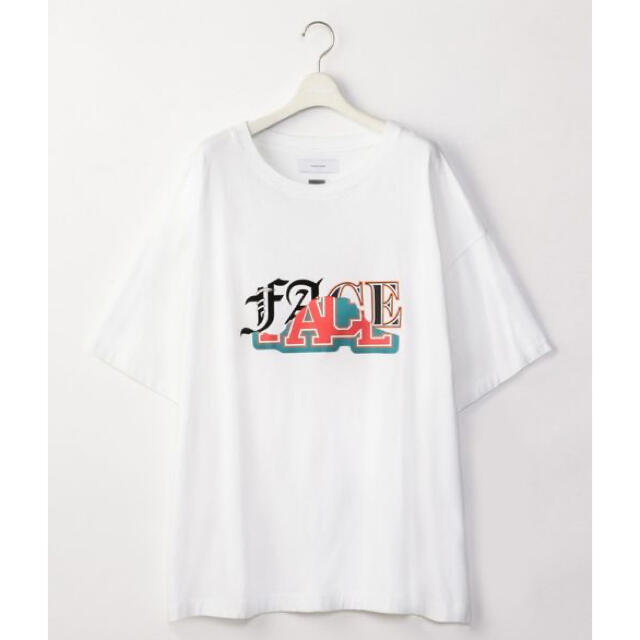 FACETASM(ファセッタズム)のFACETASM MIX FACE BIG TEE WHITE メンズのトップス(Tシャツ/カットソー(半袖/袖なし))の商品写真