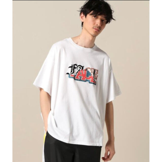 FACETASM(ファセッタズム)のFACETASM MIX FACE BIG TEE WHITE メンズのトップス(Tシャツ/カットソー(半袖/袖なし))の商品写真