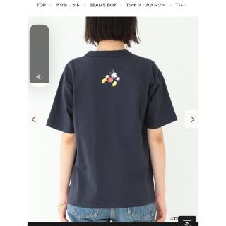 ビームスボーイ(BEAMS BOY)のChampion × BEAMS BOY ミッキーマウスTシャツ(Tシャツ(半袖/袖なし))