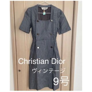 ディオール(Christian Dior) ワンピース（ブルー・ネイビー/青色系）の ...