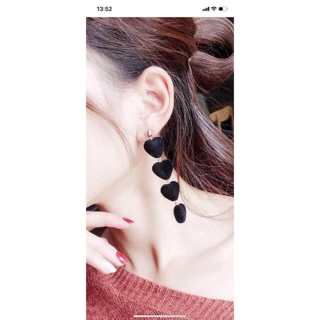 ❤︎SALE❤︎未使用新品❤︎ハートのピアス❤︎ レディースのアクセサリー(ピアス)の商品写真