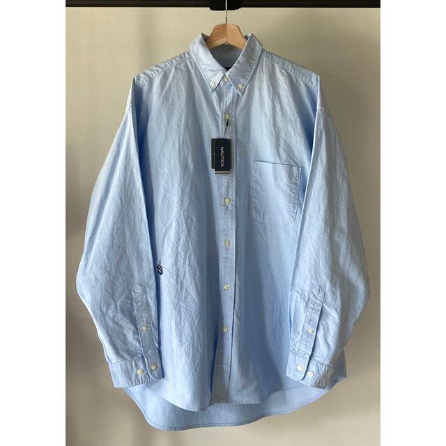 NAUTICA “TOO BIG” Oxford BD Shirt “Sail” - シャツ