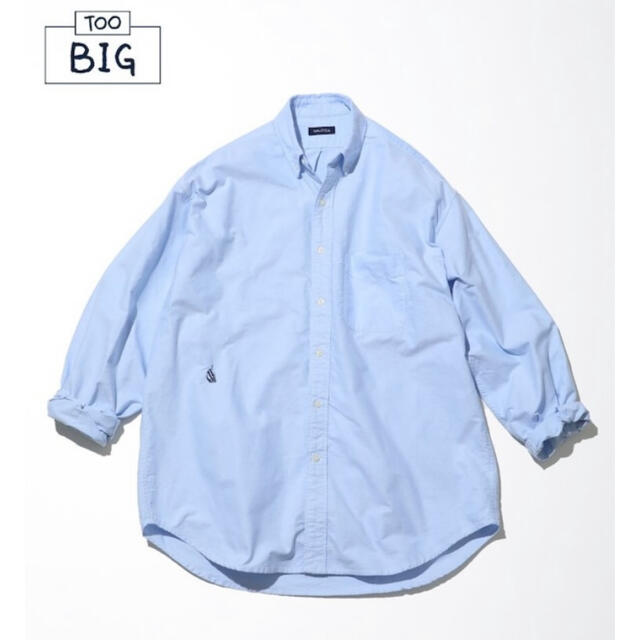 NAUTICA - NAUTICA “TOO BIG” Oxford BD Shirt “Sail”の通販 by