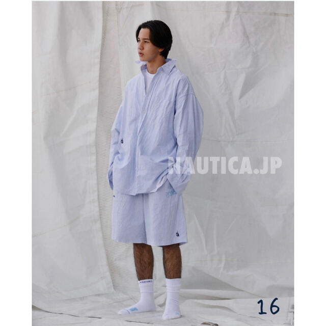 NAUTICA “TOO BIG” Oxford BD Shirt “Sail”