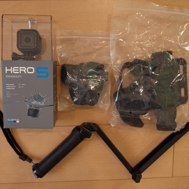 GoPro HERO5 session アタッチメント付きカメラ