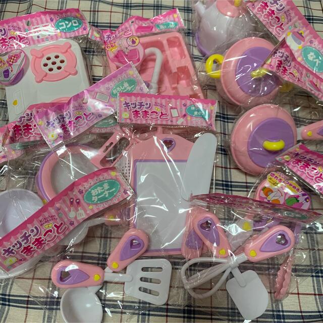 セリア キッチン おままごと 12セット キッズ/ベビー/マタニティのおもちゃ(知育玩具)の商品写真
