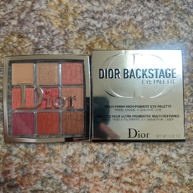 Dior(ディオール)のディオールバックステージアイパレット007コーラル コスメ/美容のベースメイク/化粧品(アイシャドウ)の商品写真