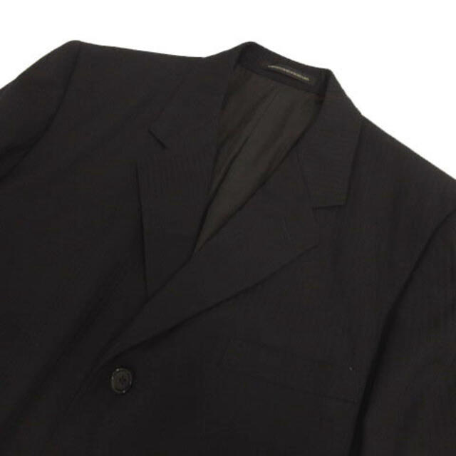 Y's(ワイズ)のY's for men ジャケット テーラード シャドーストライプ 黒 3 メンズのジャケット/アウター(テーラードジャケット)の商品写真