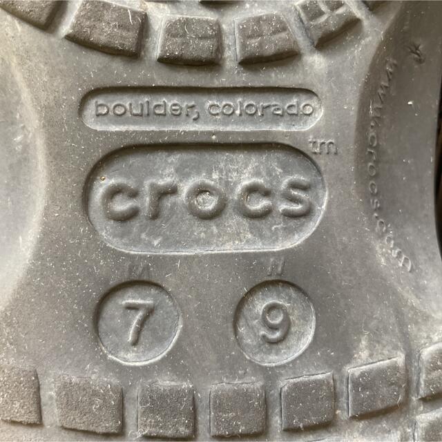 crocs(クロックス)のクロックス サンダル 黒 25.5 cm 〜 26.5 cm メンズの靴/シューズ(サンダル)の商品写真