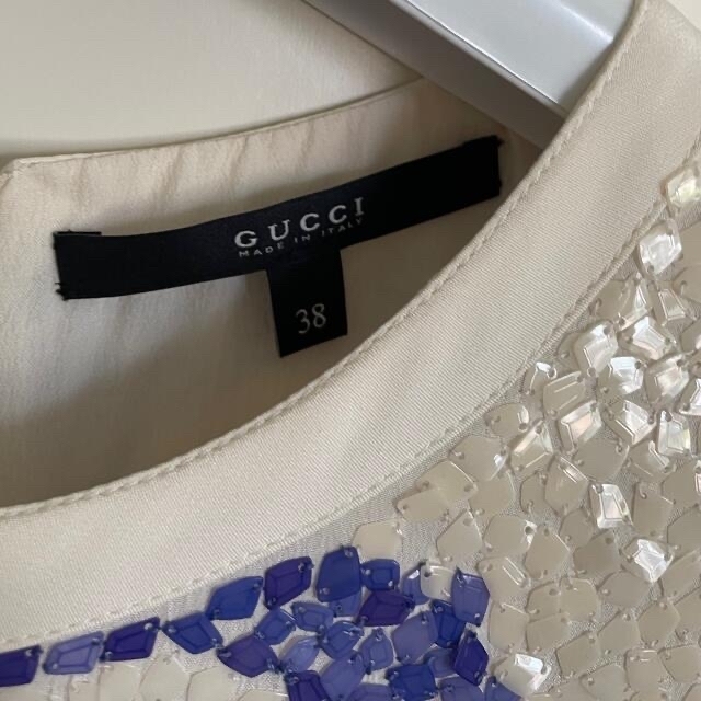 Gucci(グッチ)のGUCCI スパンコールワンピース レディースのワンピース(ひざ丈ワンピース)の商品写真