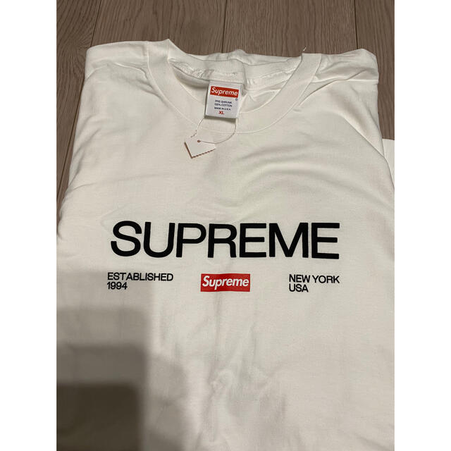 Supreme Est. 1994 Tee XL シュプリーム 白 Tシャツ