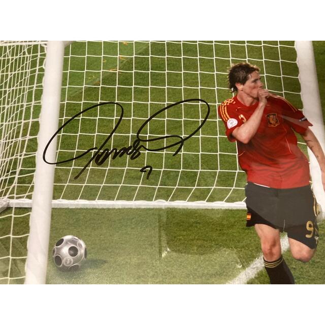 証明書付 トーレス 直筆サイン EURO2008 Final A3サイズ相当 証明書付 トーレス 直筆サイン EURO2008 Final A3サイズ相当