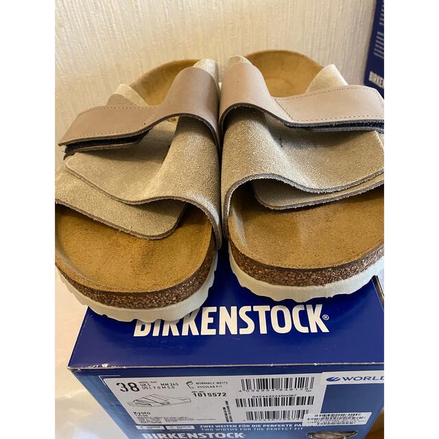 BIRKENSTOCK(ビルケンシュトック)のビルケンシュトック  KYOTO キョウト サンダル　トープ　38 レディースの靴/シューズ(サンダル)の商品写真