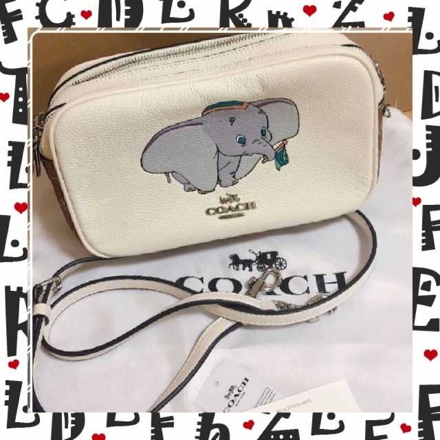 COACH - ダンボ チョークホワイト クロスボディ ディズニーコラボ